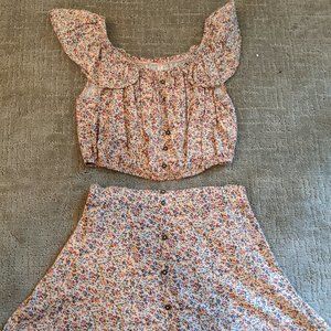 Floral matching mini set! Perfect for Summer